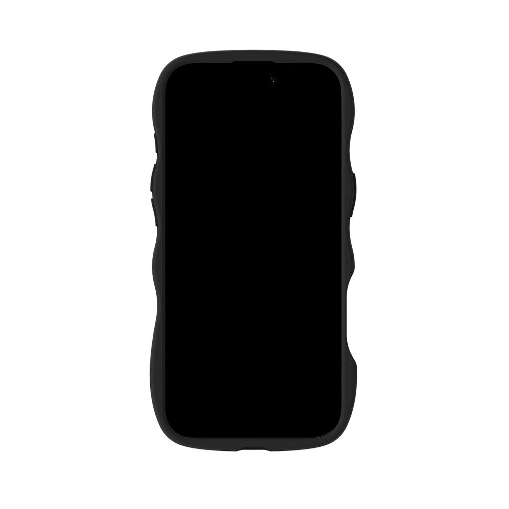 iPhone Air Holdit Wavy Cover - Black / Transparent