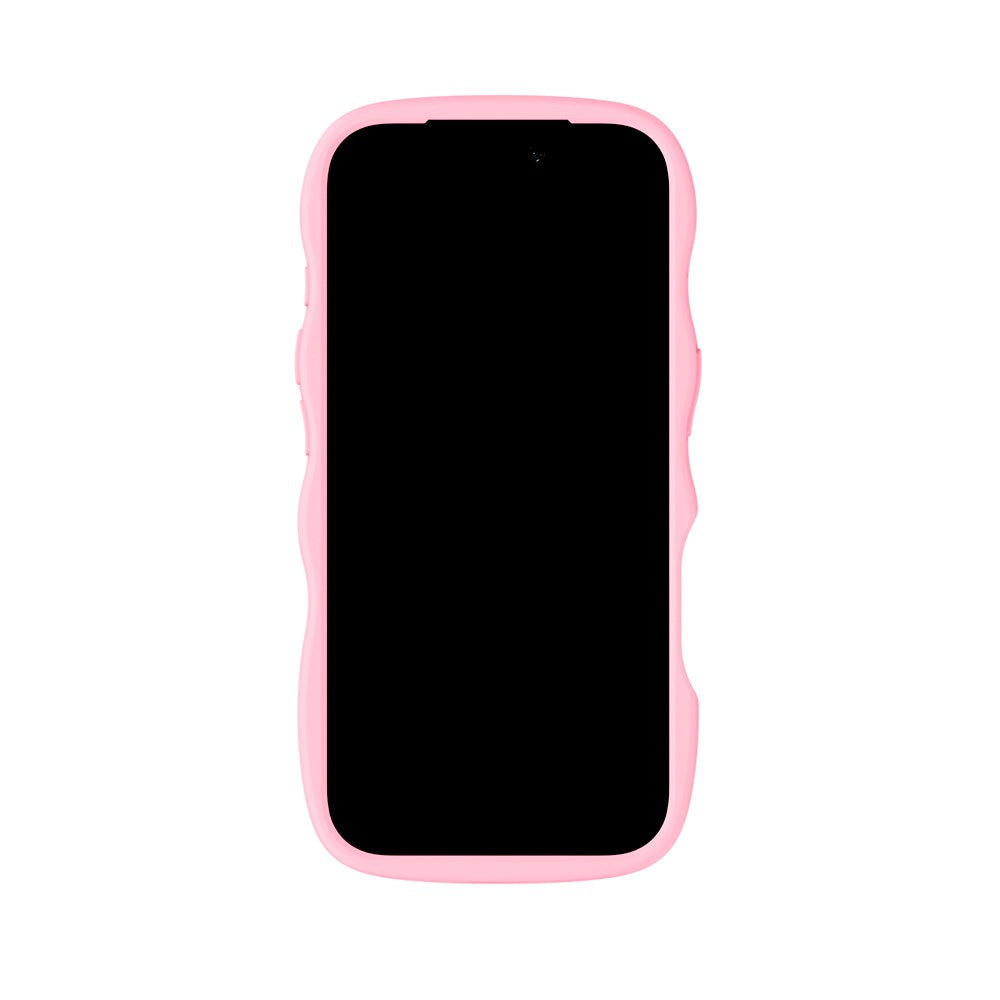 iPhone 17 Pro Max Holdit Wavy Cover - Pink / Transparent