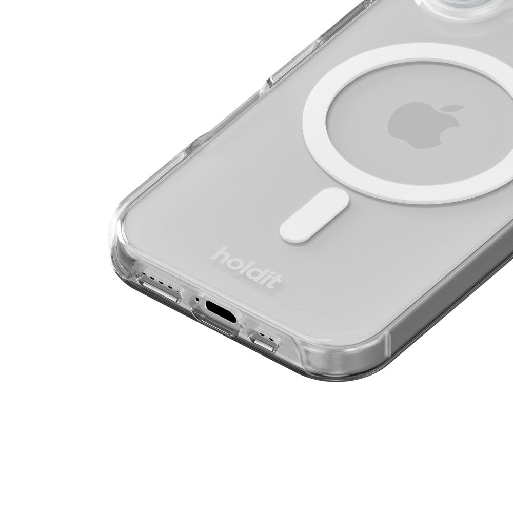 iPhone 17 Holdit MagSafe Cover - Transparent / White