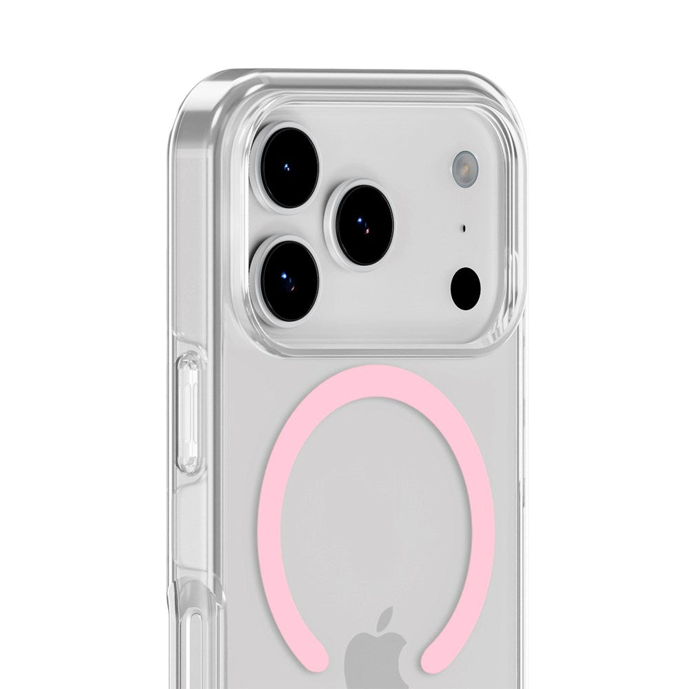 iPhone 17 Pro Holdit MagSafe Cover - Transparent / Pink