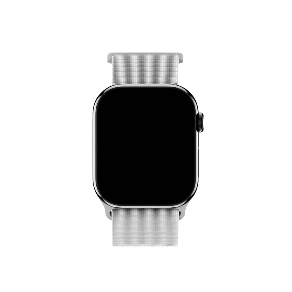 Apple Watch (42/44/SE/45/46/49mm) Holdit Nylon Rem - Grå