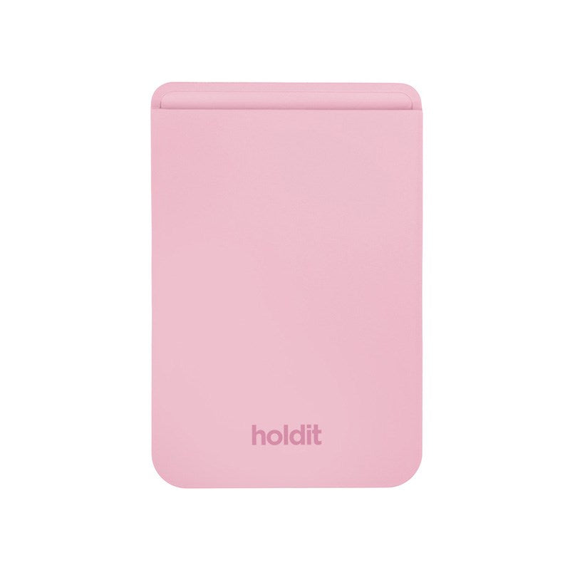 Holdit Silicone Kortholder - MagSafe Kompatibel - Pink