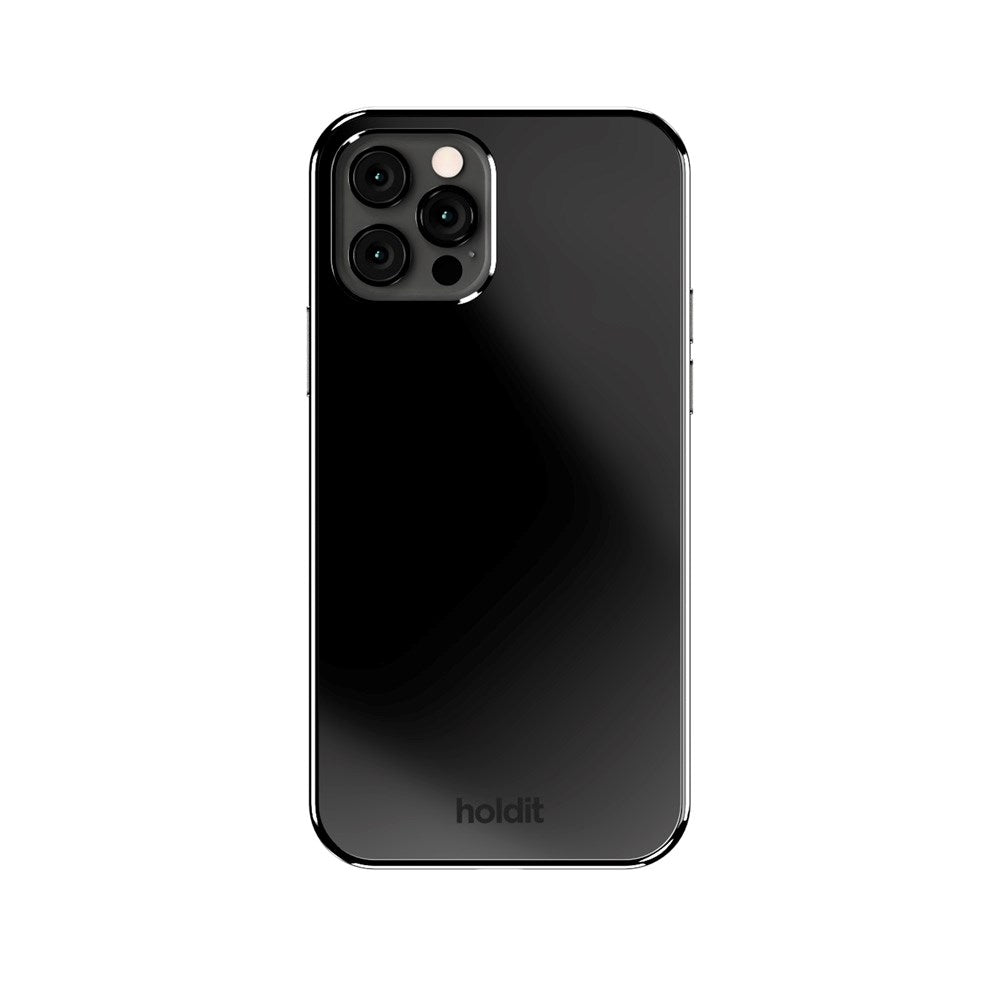 iPhone 12 / 12 Pro Holdit Mirror Cover - MagSafe Kompatibel - Sort