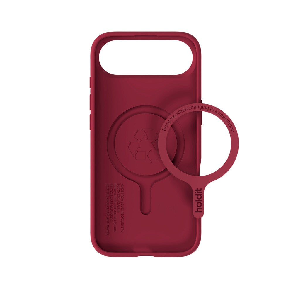 iPhone Air Holdit Soft MagSafe Cover - Red Velvet