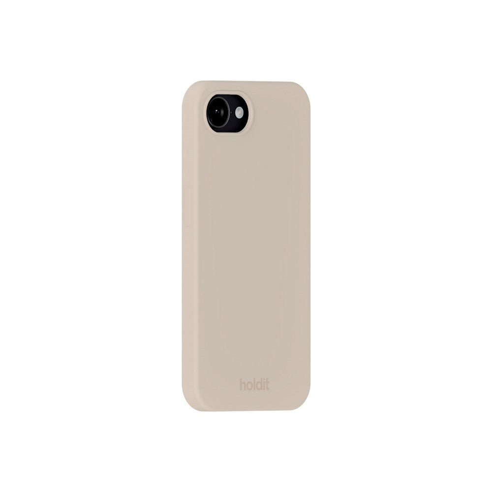 Holdit iPhone 16e Soft Touch Silikone Mobil Cover - Light Beige