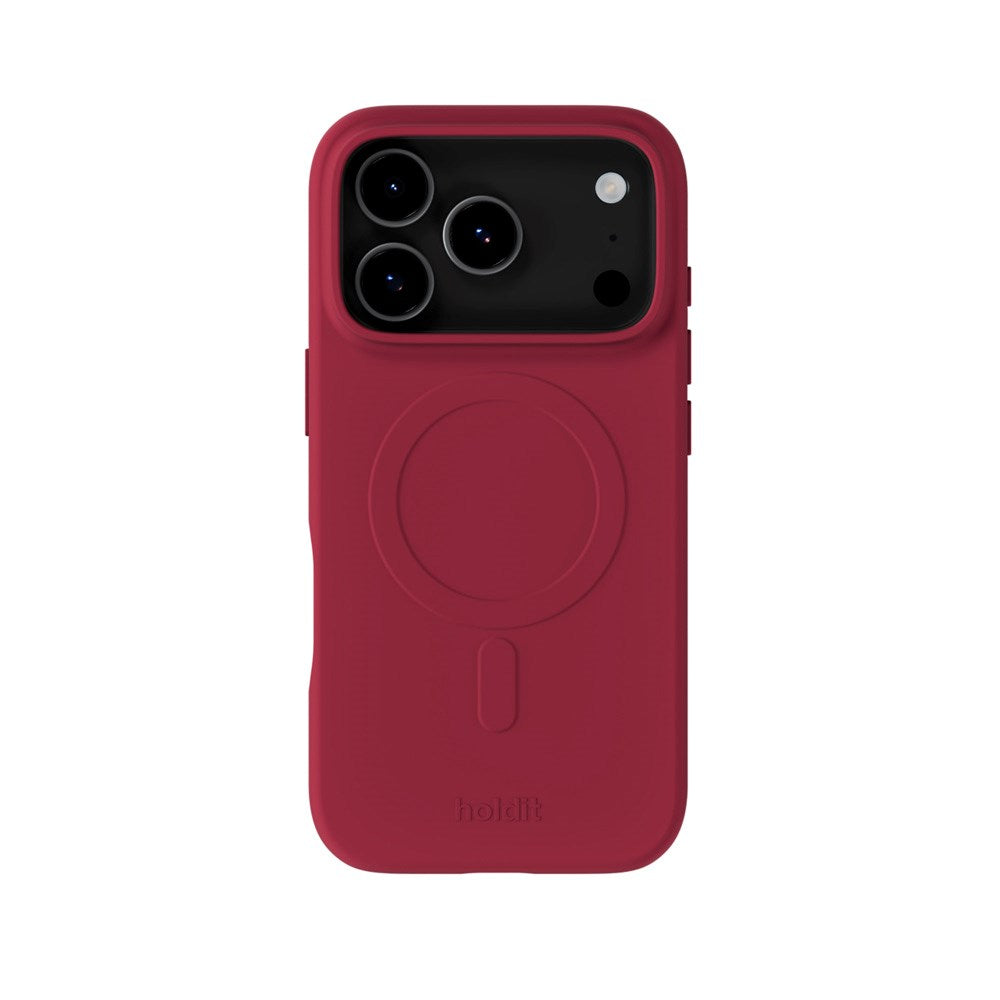 iPhone 17 Pro Holdit Soft MagSafe Cover - Red Velvet