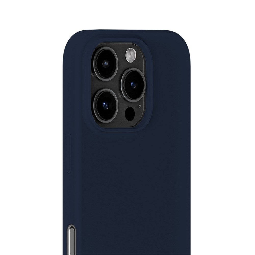 Holdit iPhone 16 Pro Soft Touch Silikone Mobil Cover - Midnight Blue
