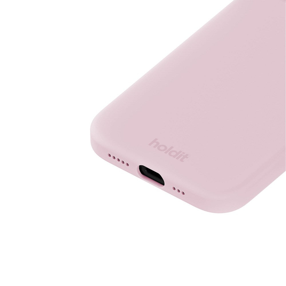 Holdit iPhone 14 / 13 Soft Touch Silikone Mobil Cover - Pale Pink