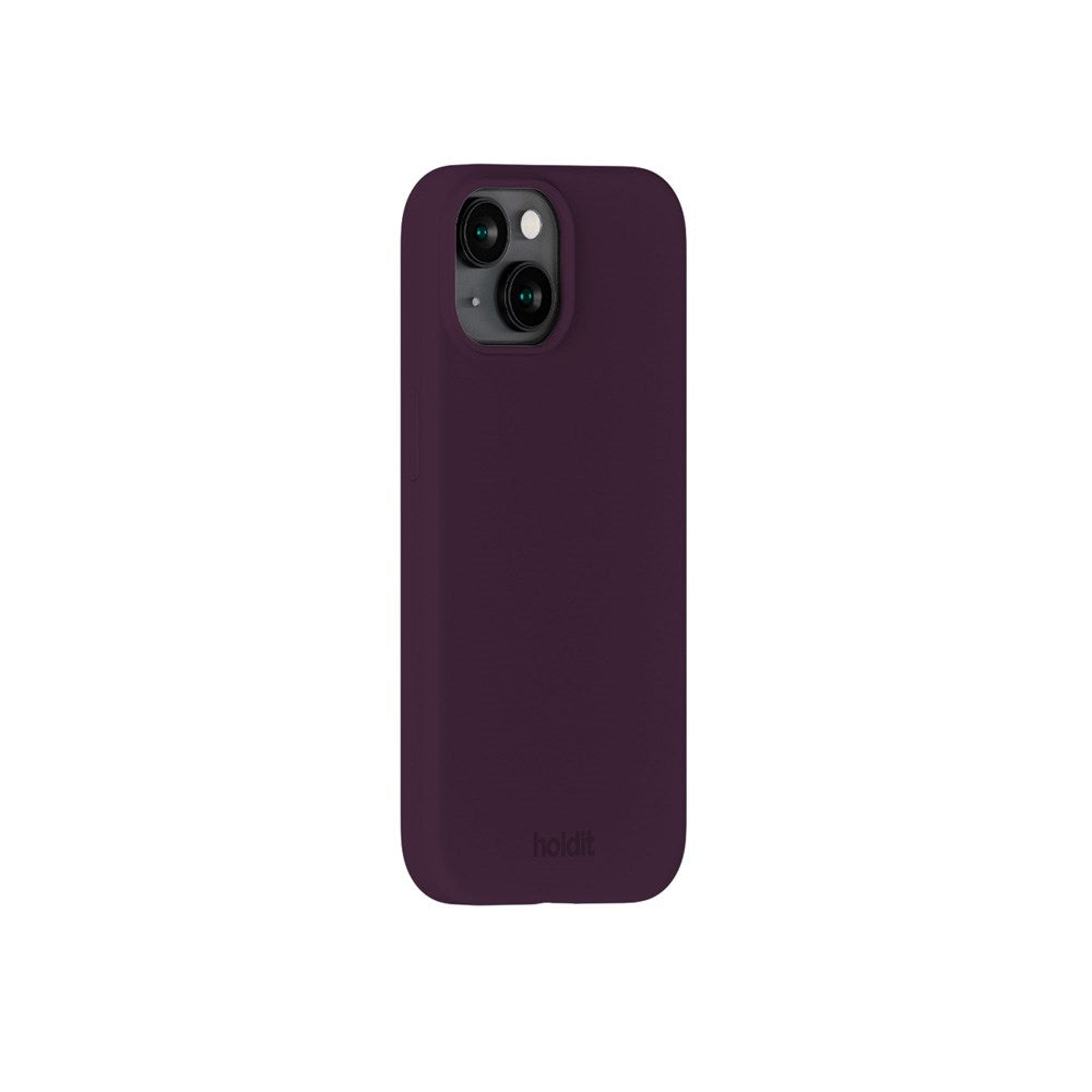 Holdit iPhone 14 / 13 Soft Touch Silikone Mobil Cover - Deep Plum