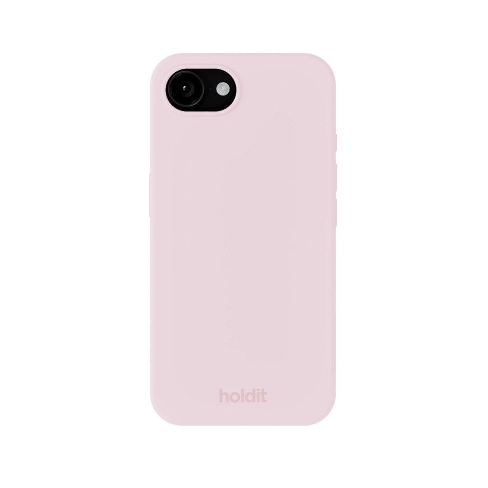 Holdit iPhone 16e Soft Touch Silikone Mobil Cover - Pale Pink