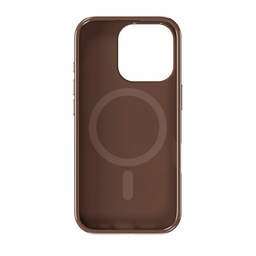 iPhone 16 Pro Holdit Mono Case - MagSafe Kompatibel - Chocolate / Beige