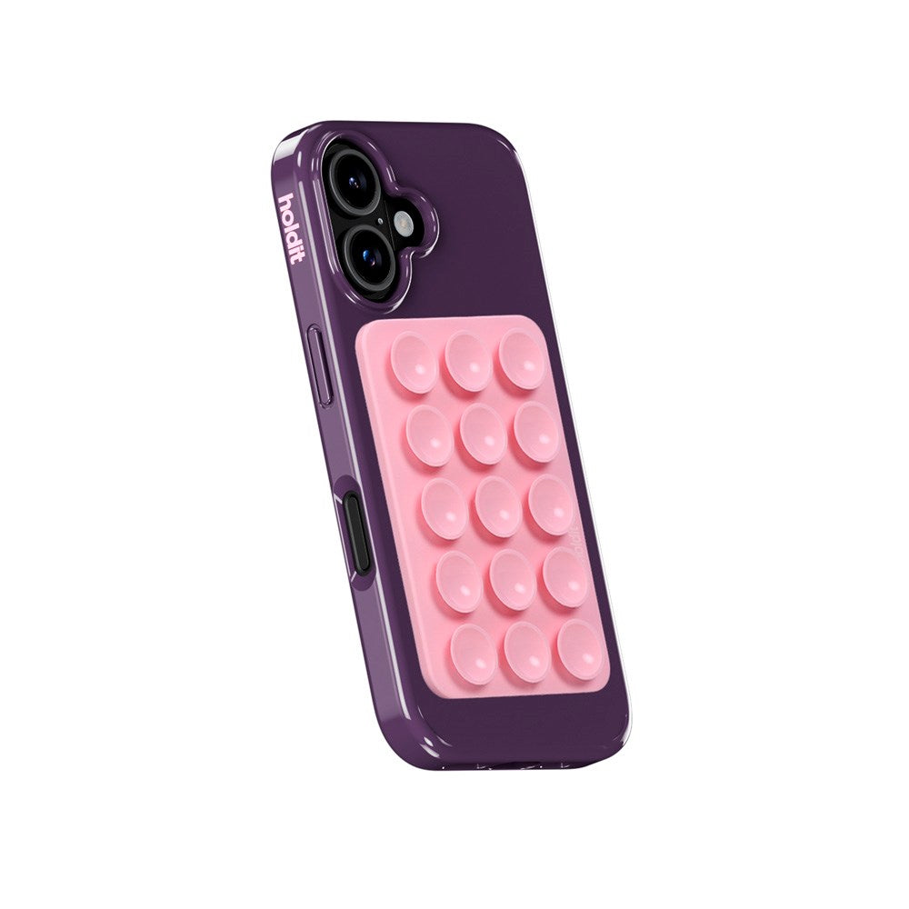 Holdit Sticky Plate Suction Grip - MagSafe Kompatibel - Pink