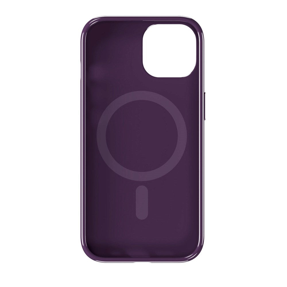 iPhone 16e / 15 / 14 / 13 Holdit Mono Case - MagSafe Kompatibel - Deep Plum / Pink