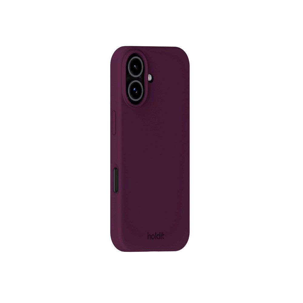 Holdit iPhone 17 Soft Touch Silikone Mobil Cover - Deep Plum