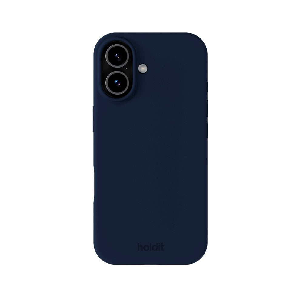 Holdit iPhone 17 Soft Touch Silikone Mobil Cover - Midnight Blue