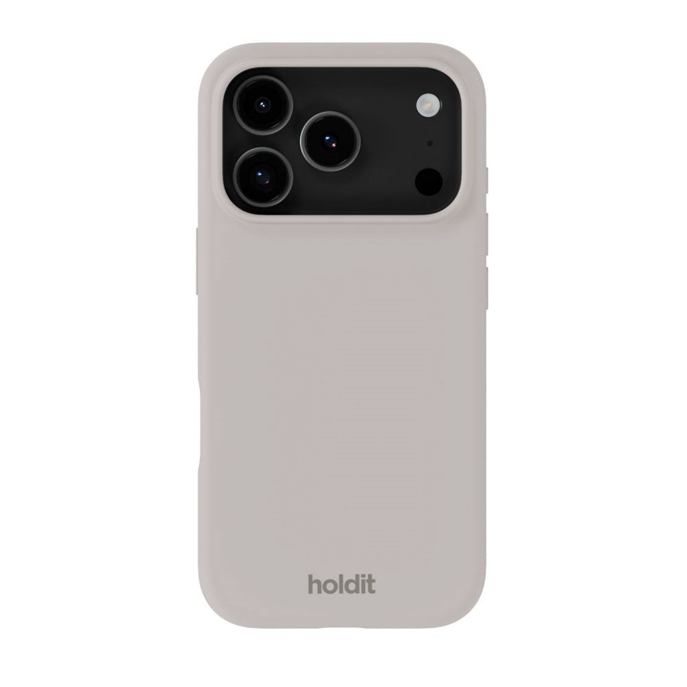 iPhone 17 Pro Holdit Soft Touch Silikone Mobil Cover - Wool Gray