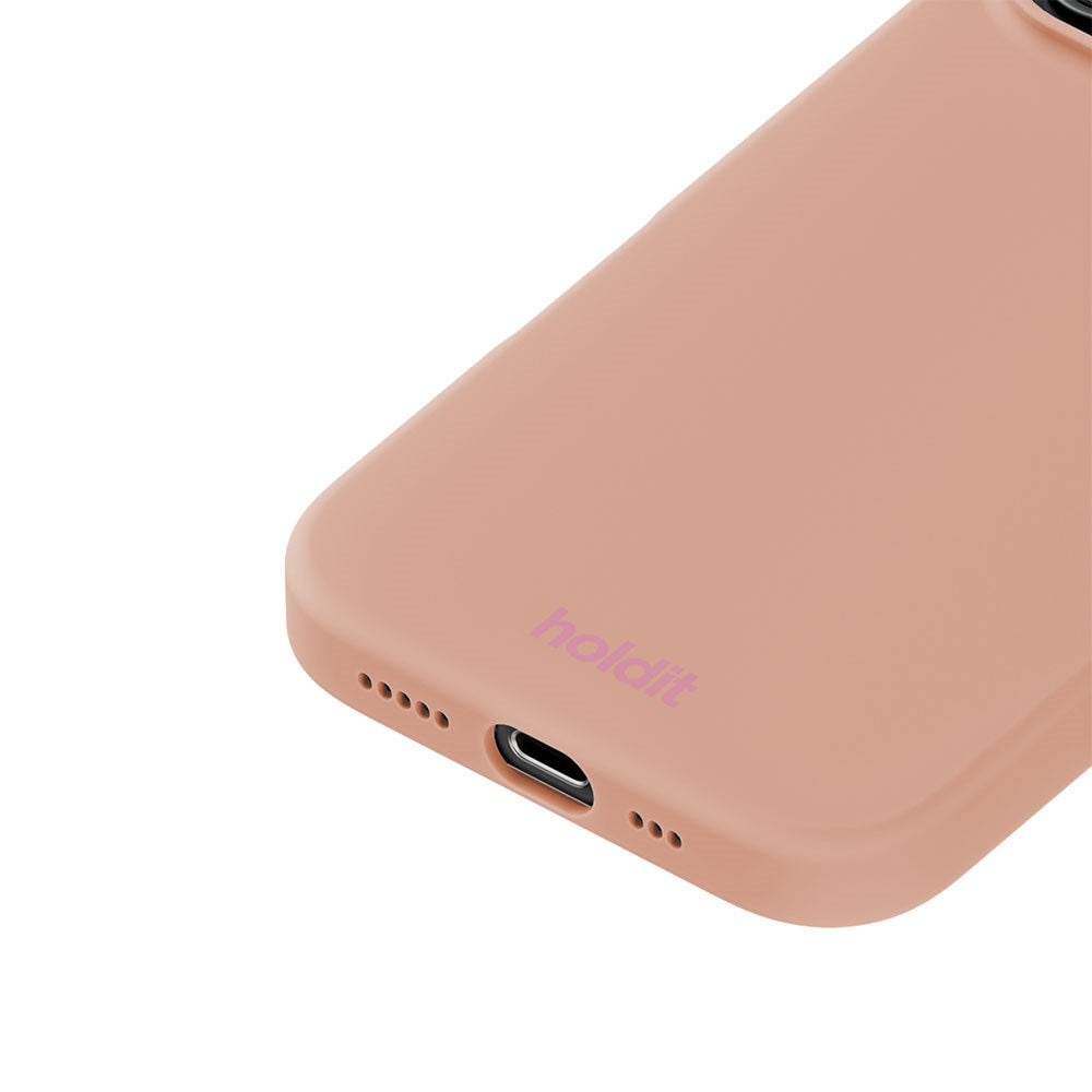 iPhone 16 Pro Max Holdit Soft Touch Silikone Mobil Cover - Bare Pink