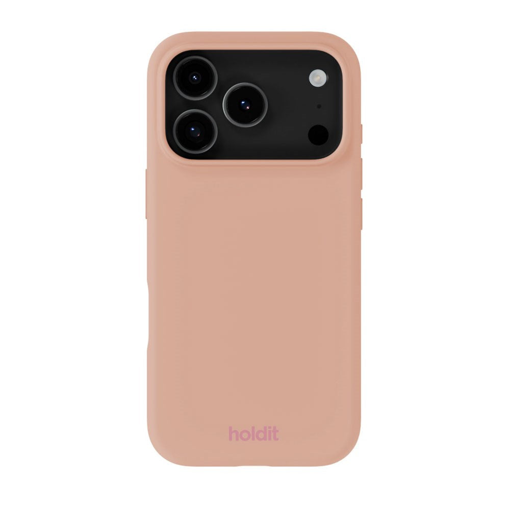 iPhone 17 Pro Max Holdit Soft Touch Silikone Mobil Cover - Bare Pink