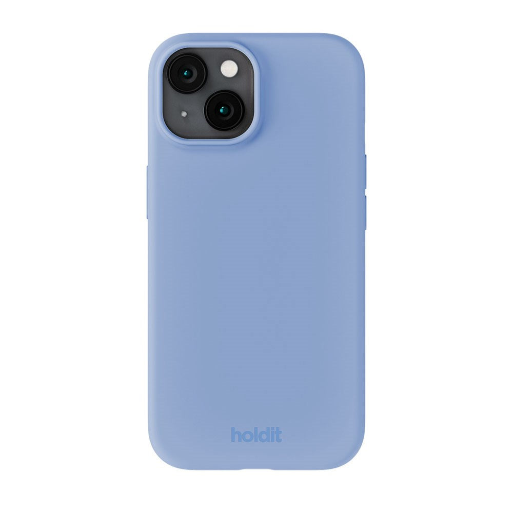 iPhone 14 / 13 Holdit Soft Touch Silikone Mobil Cover - Soft Cobalt