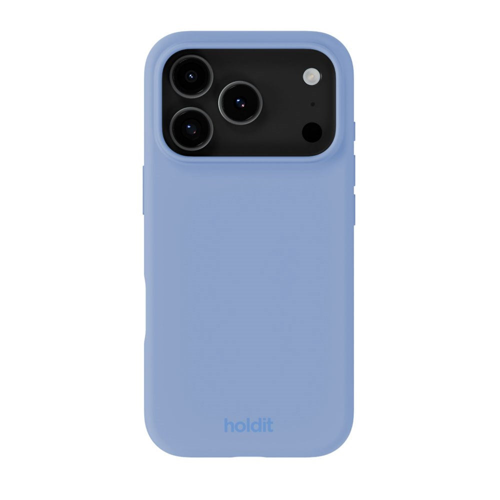iPhone 17 Pro Holdit Soft Touch Silikone Mobil Cover - Soft Cobalt