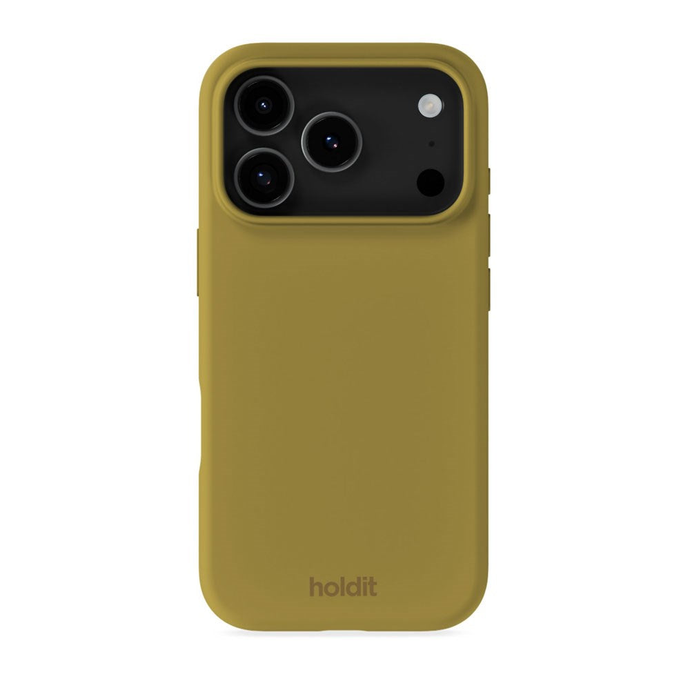 iPhone 17 Pro Max Holdit Soft Touch Silikone Mobil Cover - Warm Olive