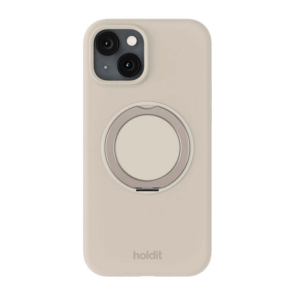 iPhone 17e / 16e / 15 Holdit Silikone Stand Cover - Light Beige