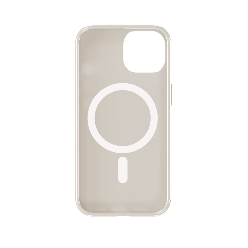 iPhone 17e / 16e / 15 / 14 / 13 Holdit Mono Cover - MagSafe Kompatibel - Light Beige / Beige