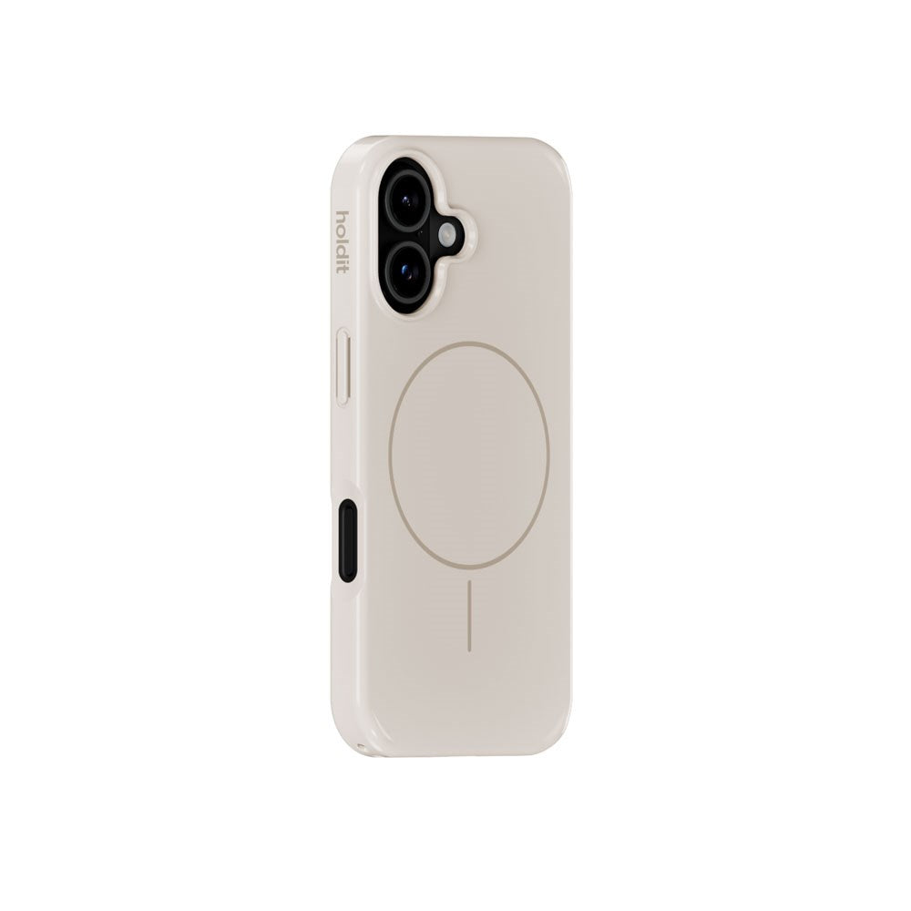 iPhone 17 Holdit Mono Cover - MagSafe Kompatibel - Light Beige / Beige