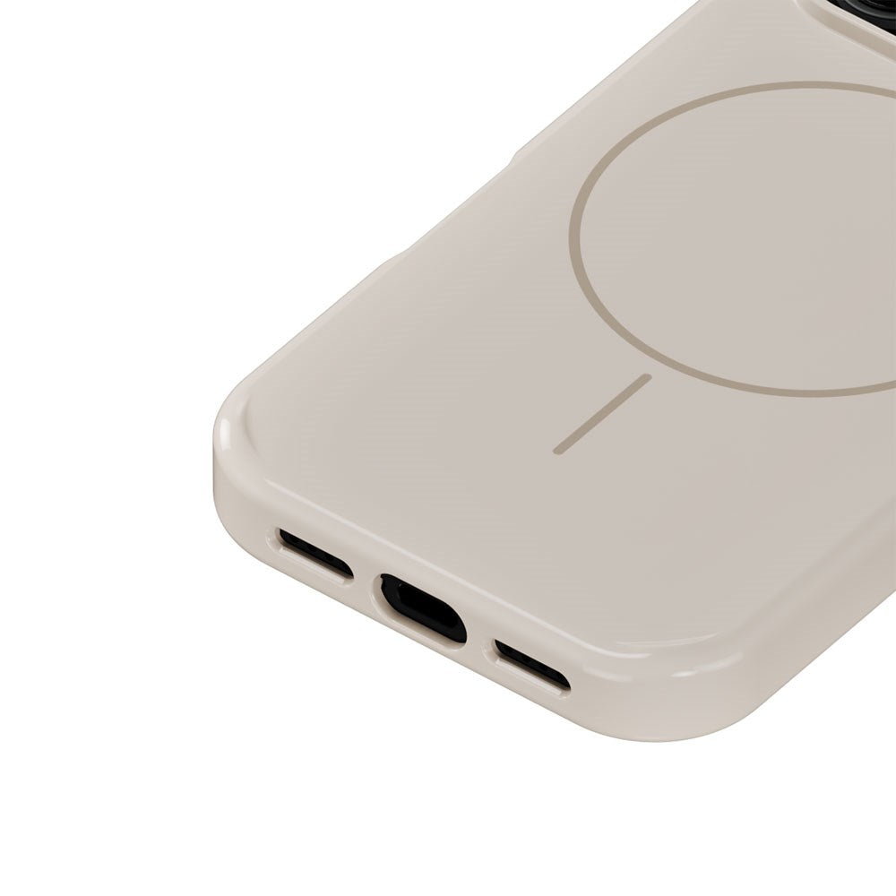 iPhone 17 Pro Max Holdit Mono Cover - MagSafe Kompatibel - Light Beige / Beige