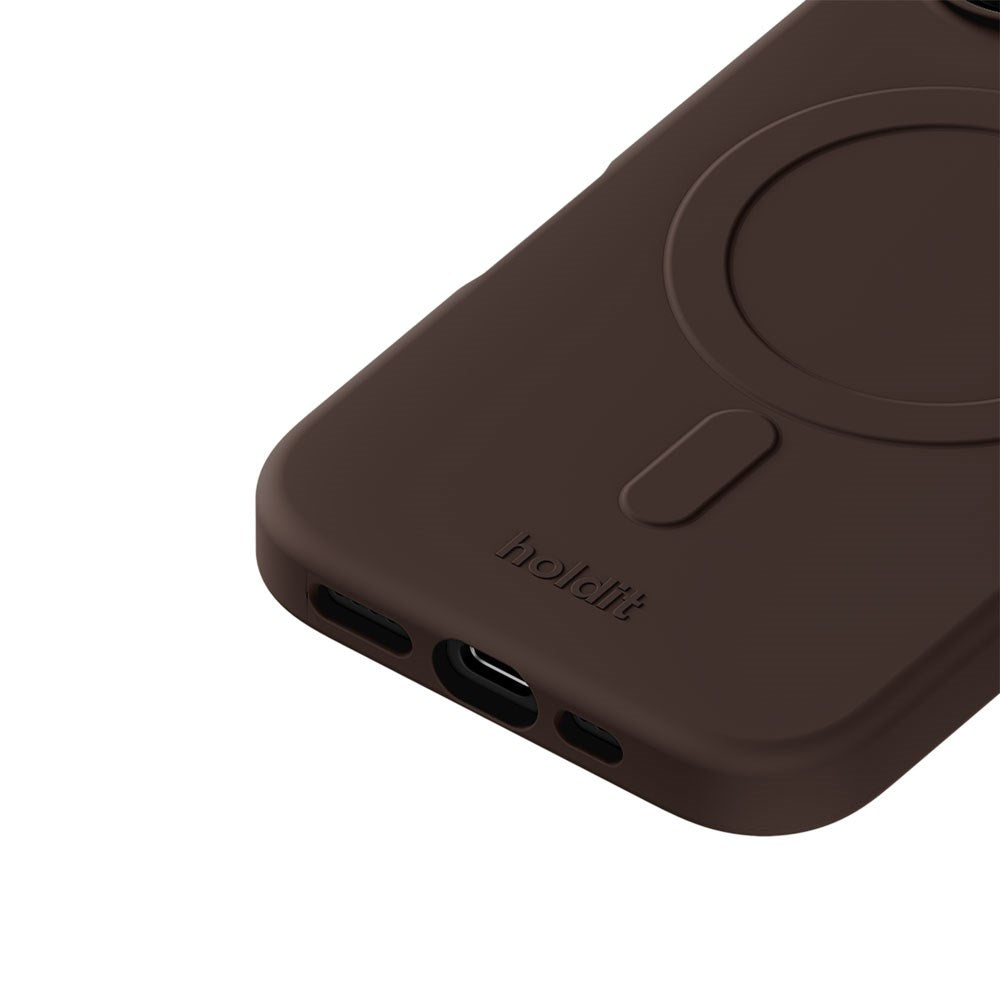 iPhone 16 Holdit Soft MagSafe Cover - Chocolate