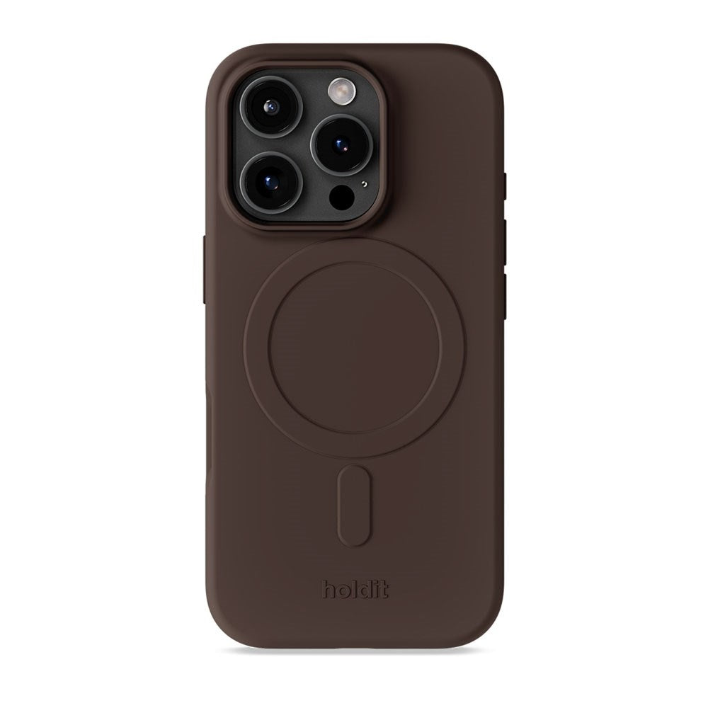 iPhone 16 Pro Holdit Soft MagSafe Cover - Chocolate