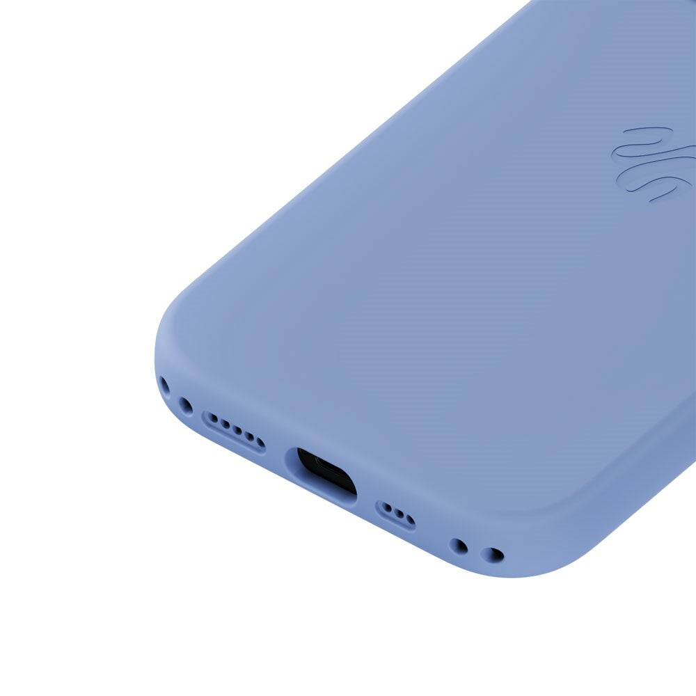 iPhone 15 / 14 / 13 Holdit Soft Touch MagSafe Silikone Mobil Cover - Soft Cobalt