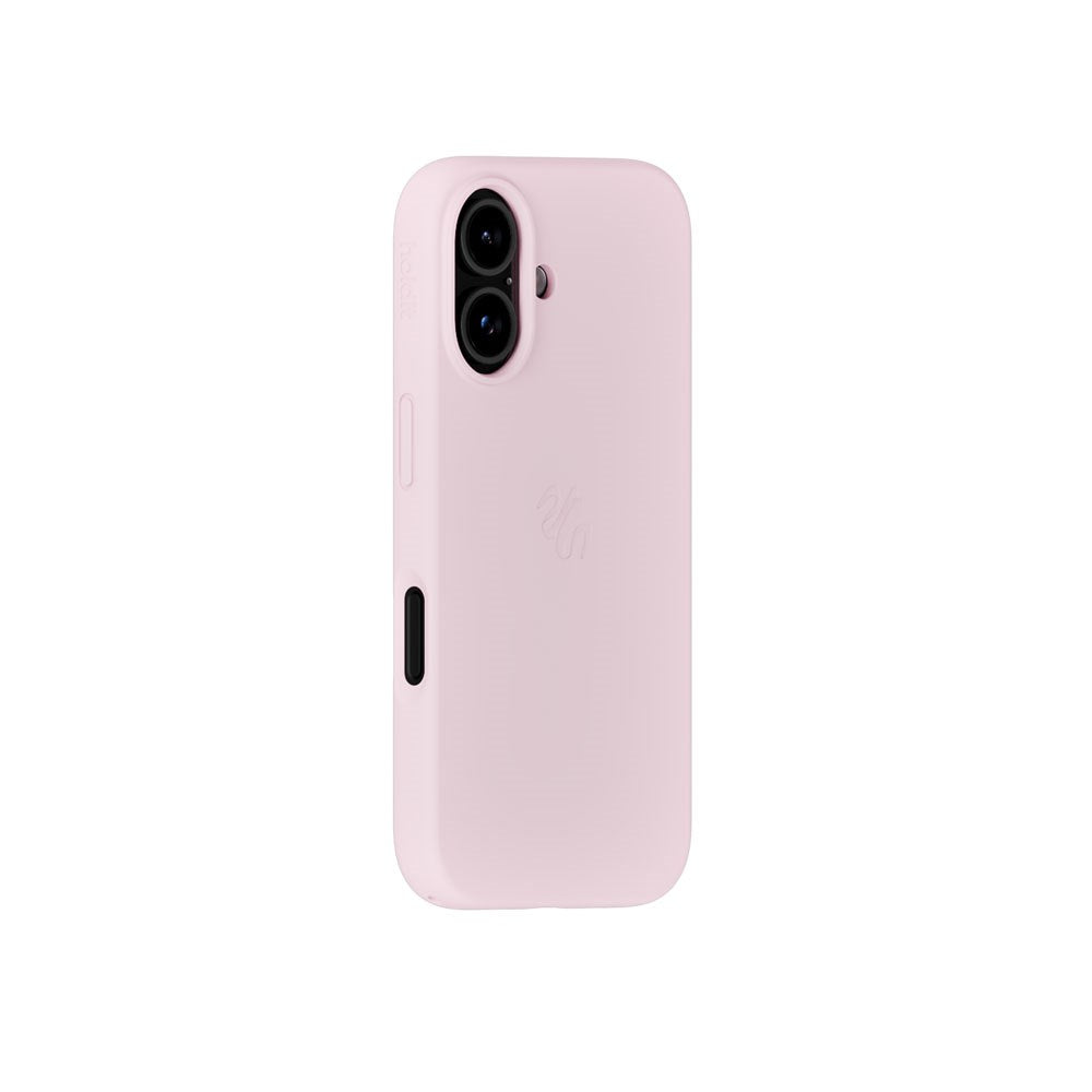 iPhone 16 Holdit Soft Touch MagSafe Silikone Mobil Cover - Pale Pink