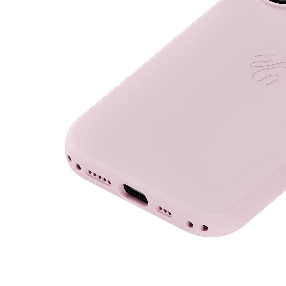 iPhone 16 Holdit Soft Touch MagSafe Silikone Mobil Cover - Pale Pink