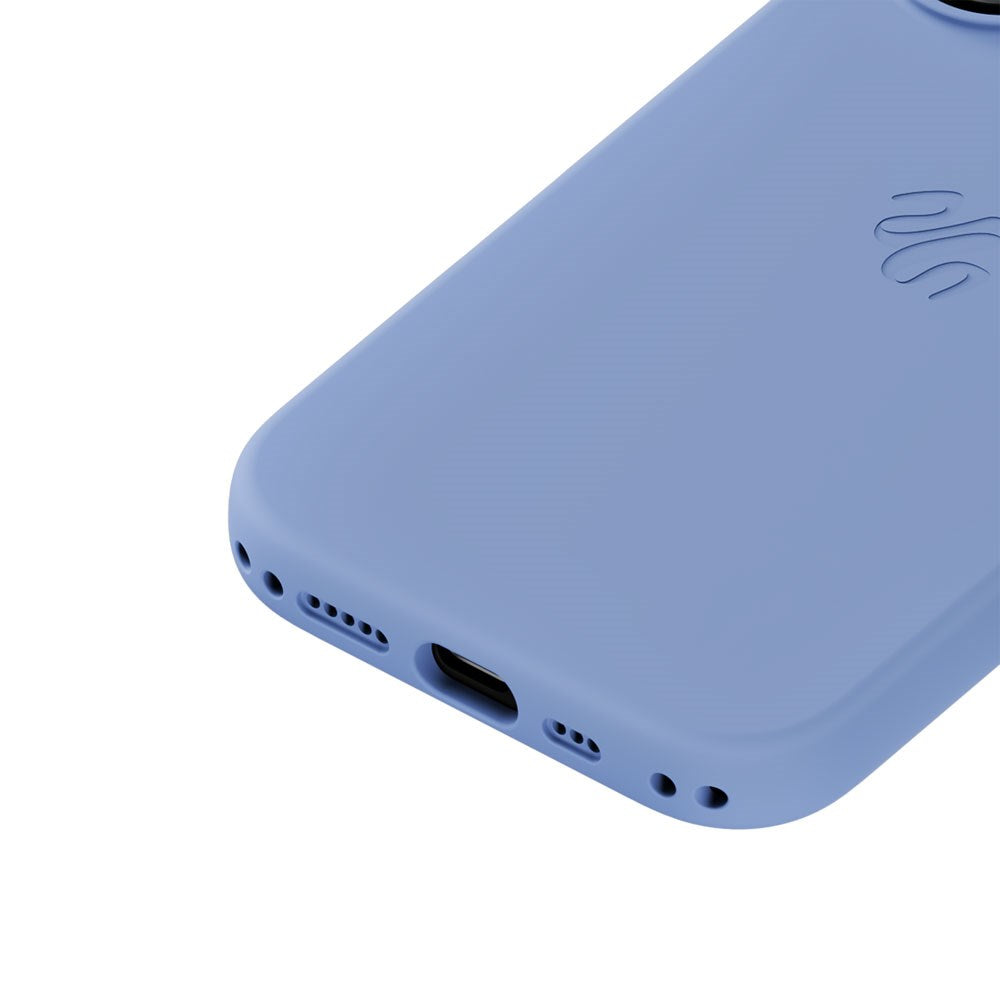 iPhone 16 Holdit Soft Touch MagSafe Silikone Mobil Cover - Soft Cobalt
