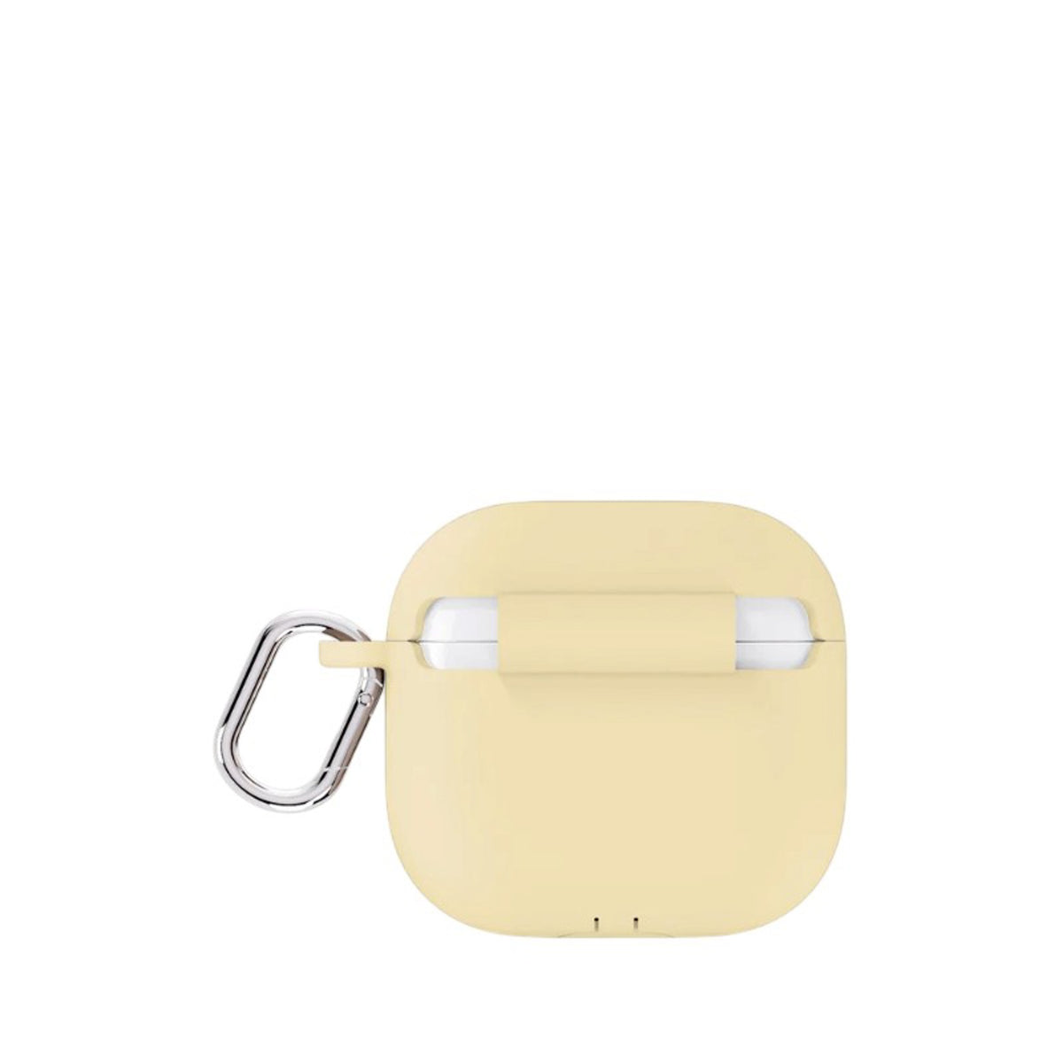 Apple AirPods (5. & 4. Gen.) Holdit Silicone Cover m. Karabinhage - Butter Yellow