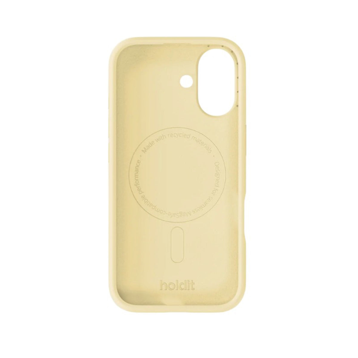 iPhone 17 Holdit Soft Touch MagSafe Silikone Mobil Cover - Butter Yellow