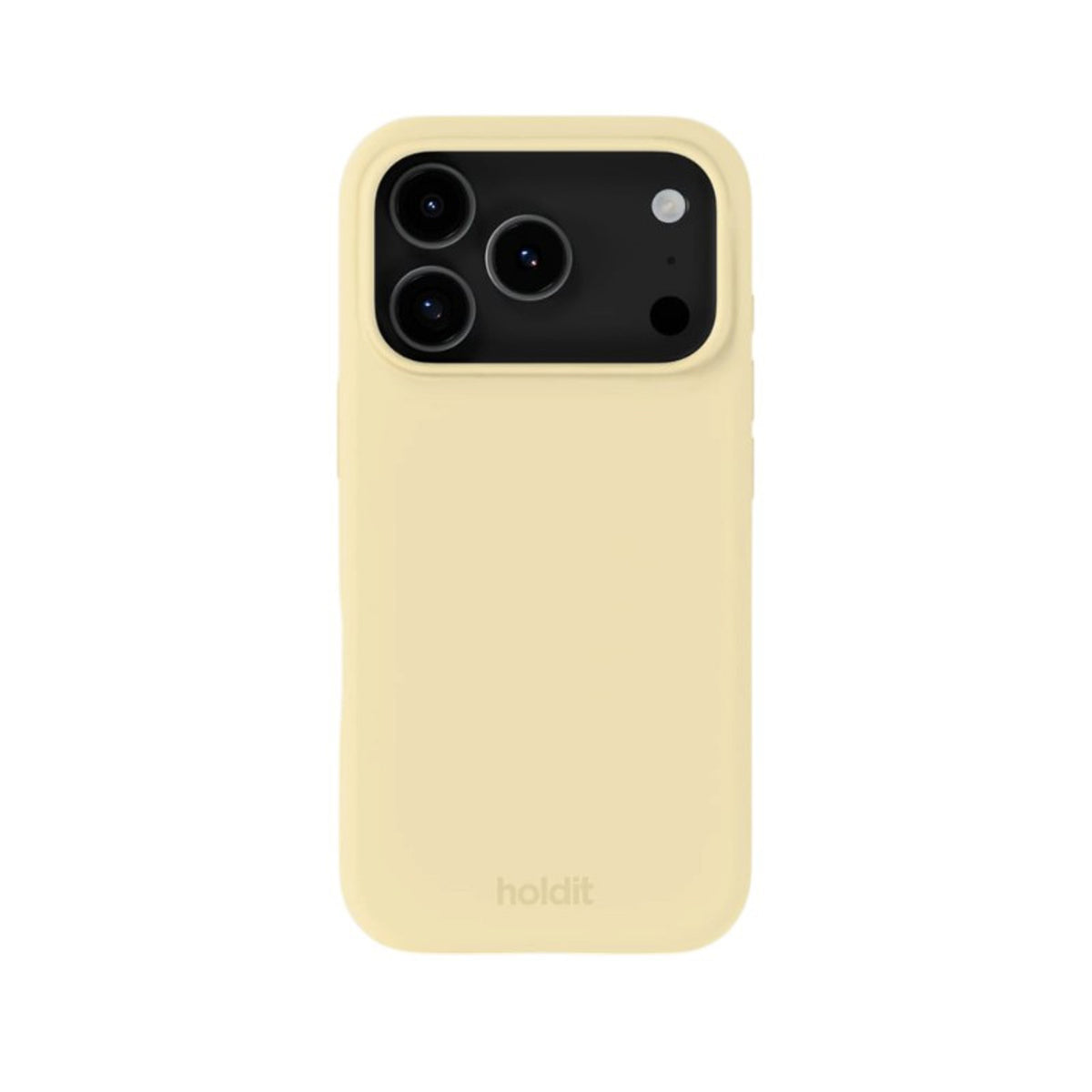 iPhone 18 Pro / 17 Pro Holdit Soft Touch Silikone Mobil Cover - Butter Yellow