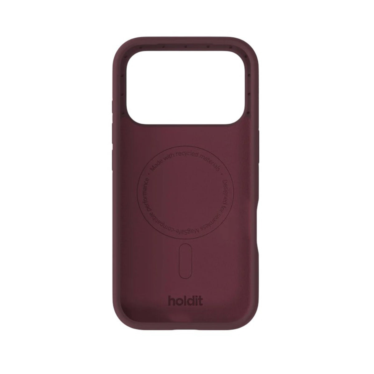 iPhone 18 Pro Max / 17 Pro Max Holdit Soft Touch MagSafe Silikone Mobil Cover - Bordeaux