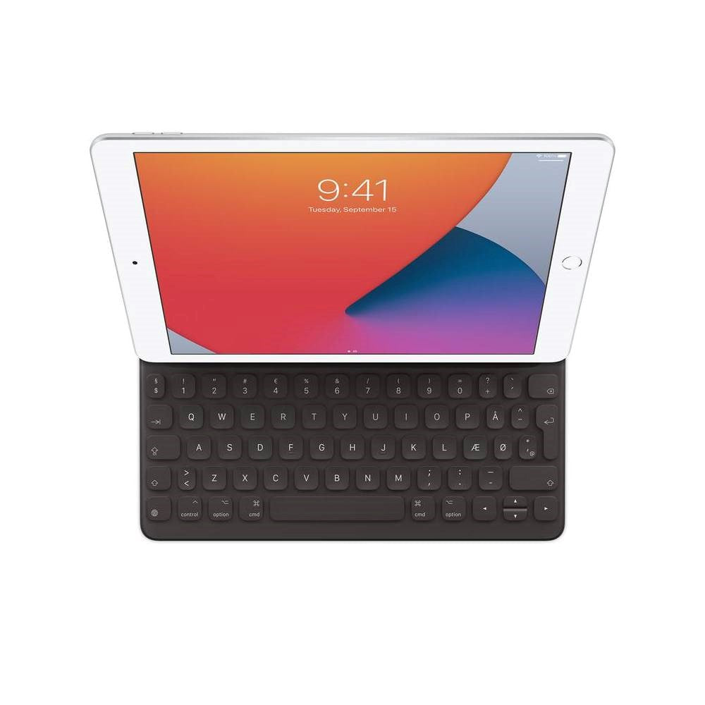 iPad 10.2" (2021 / 2020 / 2019) / Air (2019) / Pro 10.5" Apple Cover med Indbygget Tastatur - DanskTastatur - Sort