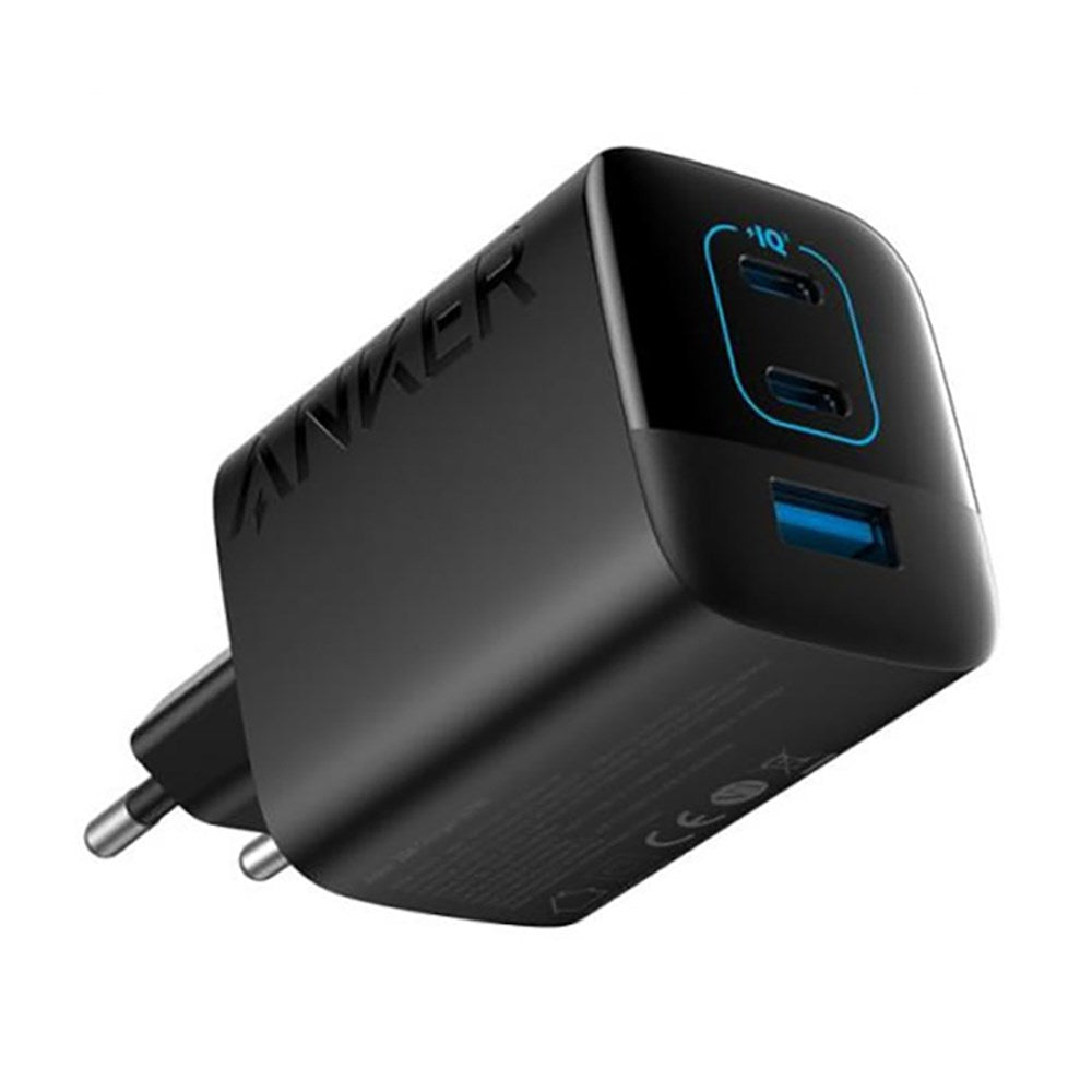 Anker 336 Vegglader 67W m. 1 x USB-A og 2 x USB-C - Svart
