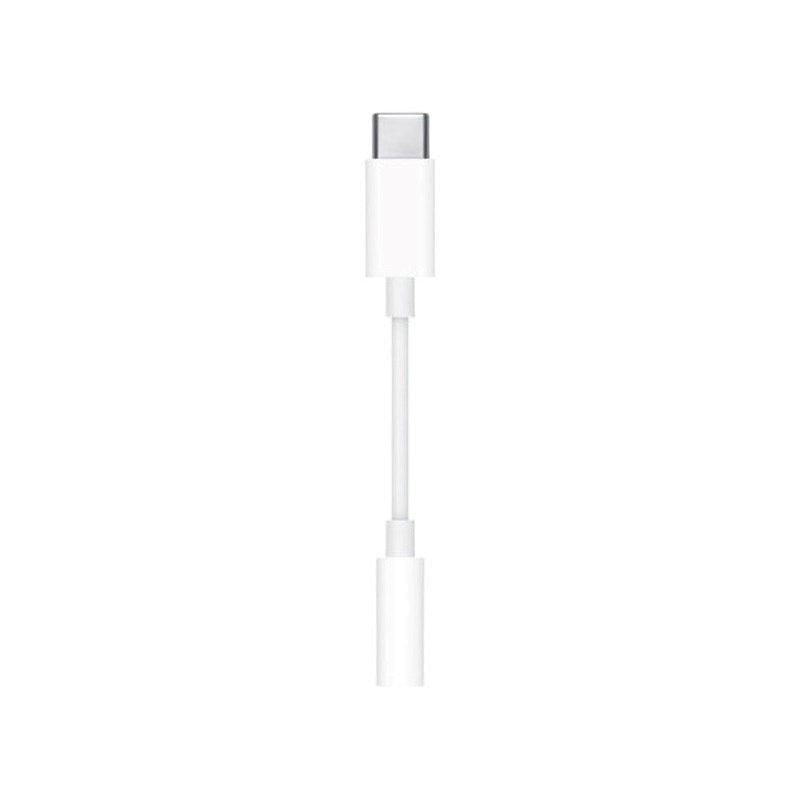 Original Apple USB-C til Hovedtelefon 3.5mm Jackstik Adapter - Hvid