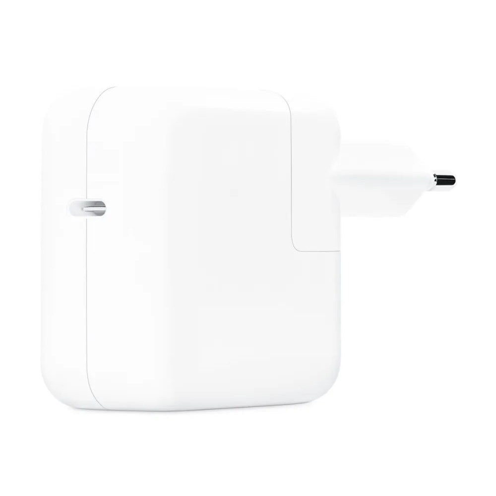 Original Apple Vegglader 30W m. USB-C - Hvit