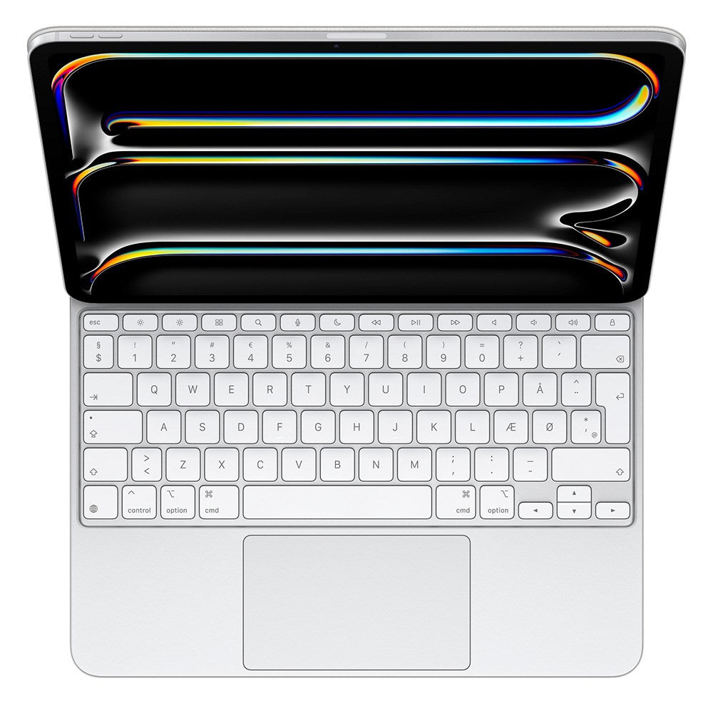 iPad Pro 13" (2024) Originalt Apple Magic Keyboard - Hvit
