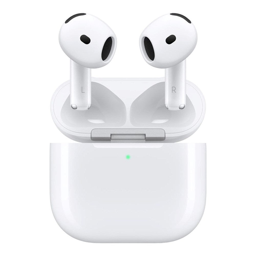 Apple AirPods 4 med Active Noise Cancelling In-Ear Headset - w. Trådløs ladeveske - Hvit