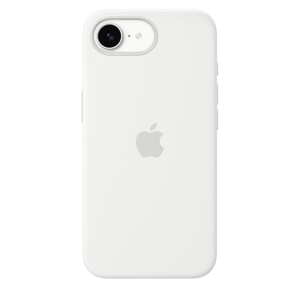 Original Apple iPhone 16e Silikone Bagside Cover - White (MD3P4ZM/A)