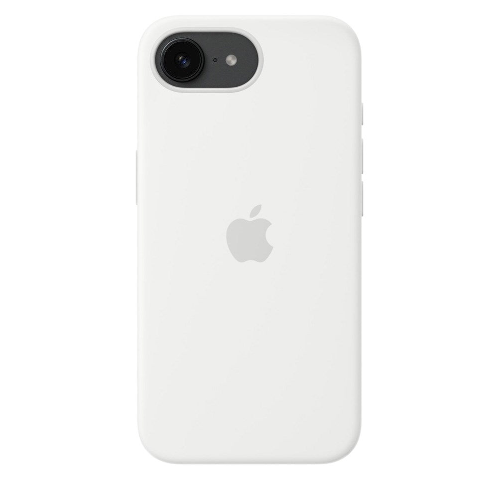 Original Apple iPhone 16e Silikone Bagside Cover - White (MD3P4ZM/A)