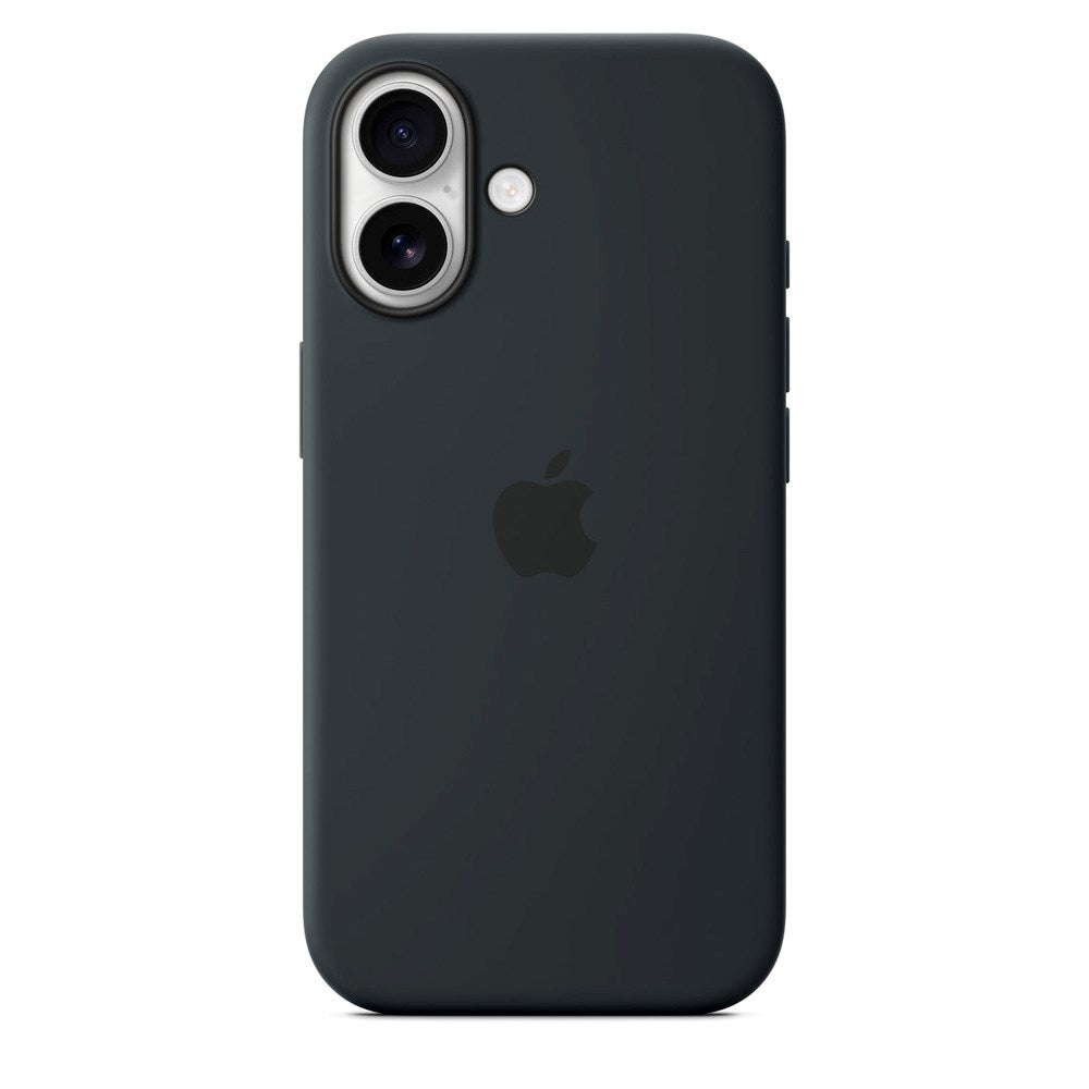 iPhone 17 Original Apple Silikone Cover - MagSafe Kompatibel - Black (MGF14ZM/A)