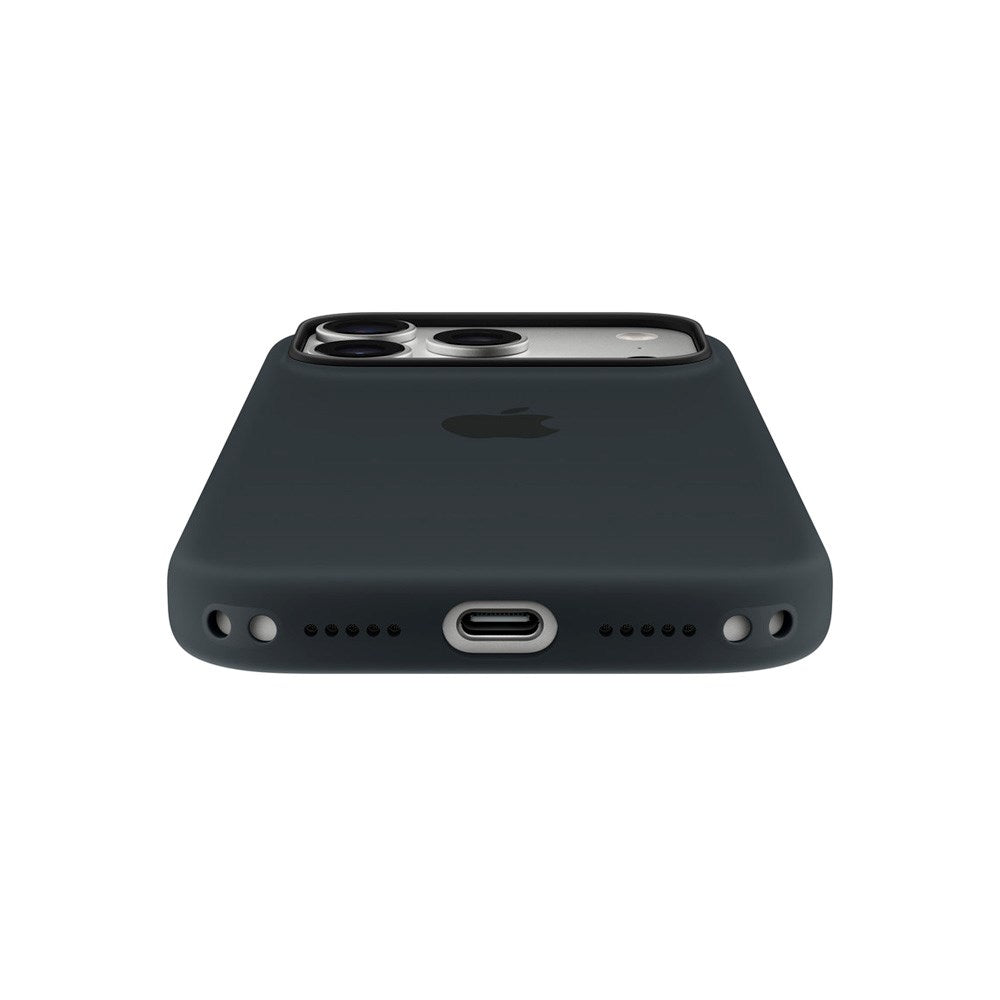 iPhone 17 Pro Original Apple Silikone Cover - MagSafe Kompatibel - Black (MGFK4ZM/A)
