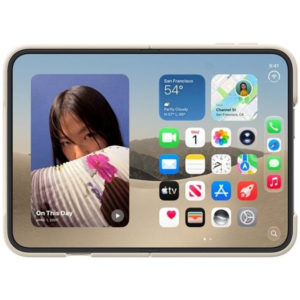 Original Apple iPhone Duo Cover - MagSafe Kompatibel - Sand (MKR94ZM/A)